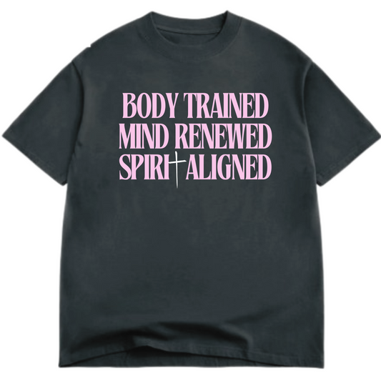 UNISEX OVERSIZED TEE- BLACK FAITH & FITNESS