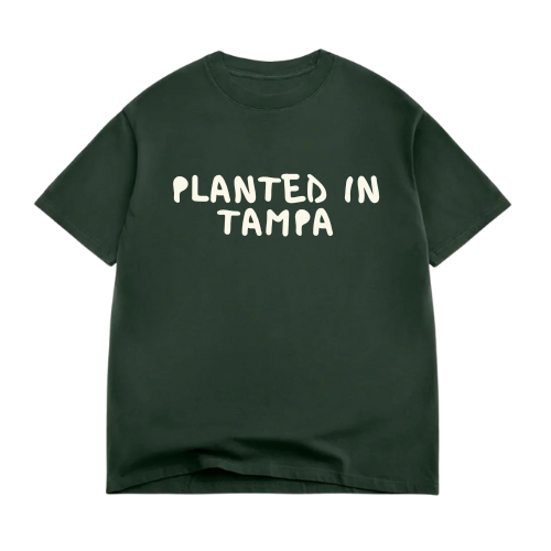 UNISEX OVERSIZED TEE-FOREST GREEN TPA