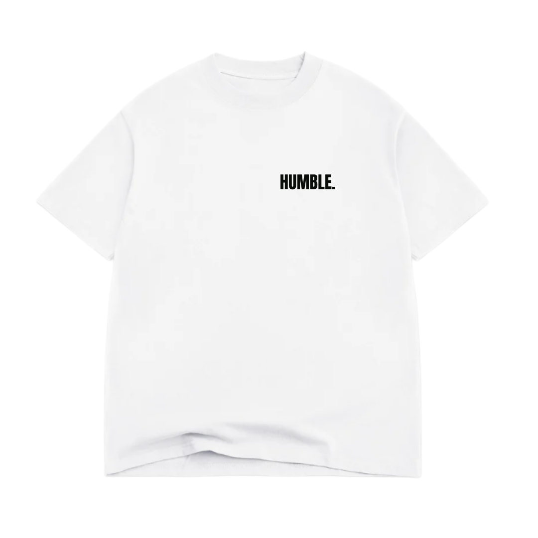 UNISEX OVERSIZED TEE- WHITE HUMBLE URSELF