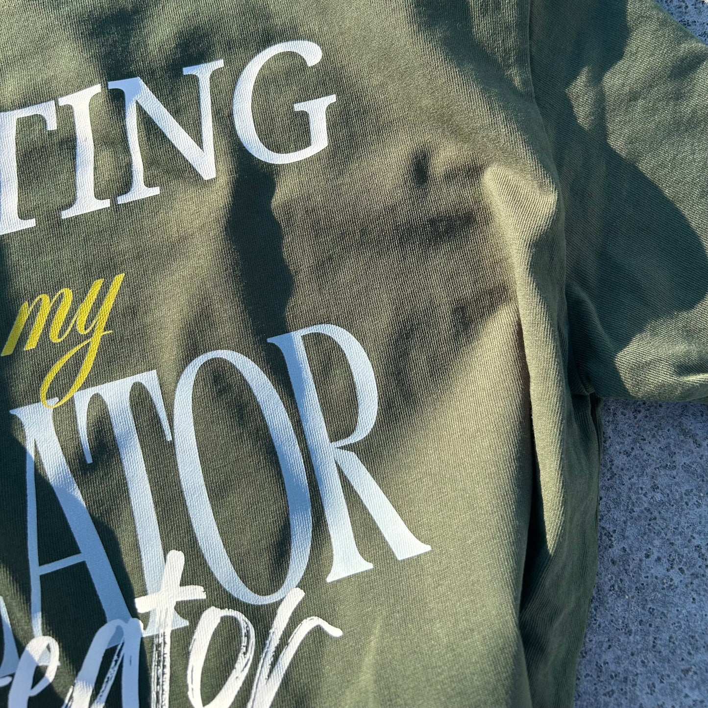 MIL X TPACC COLLAB- UNISEX OVERSIZED FOREST GREEN 4 THE CREATIVE (PRE-ORDER)