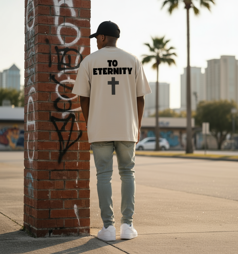 UNISEX OVERSIZED TEE-TAN TPA