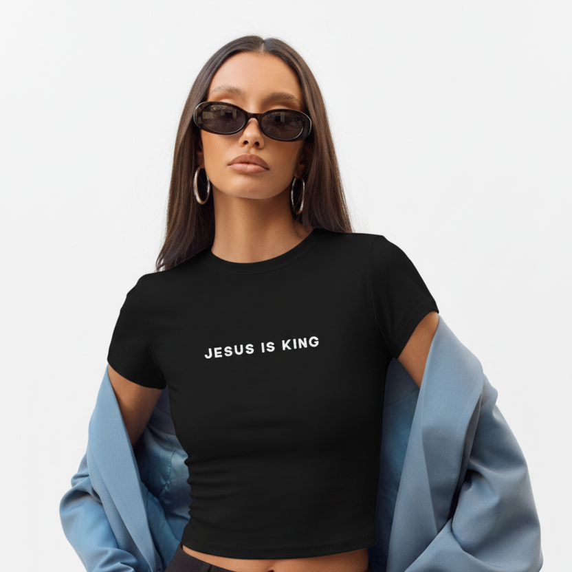 JESUS IS KING BABY TEE
