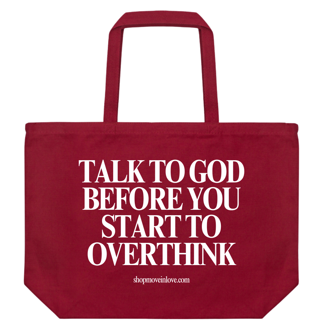 TALK 2 GOD TOTE (2 CLRS)