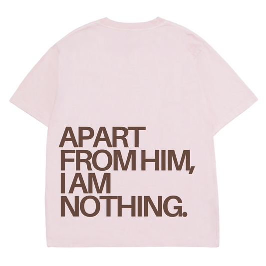 UNISEX OVERSIZED TEE- PINK APART FROM HIM