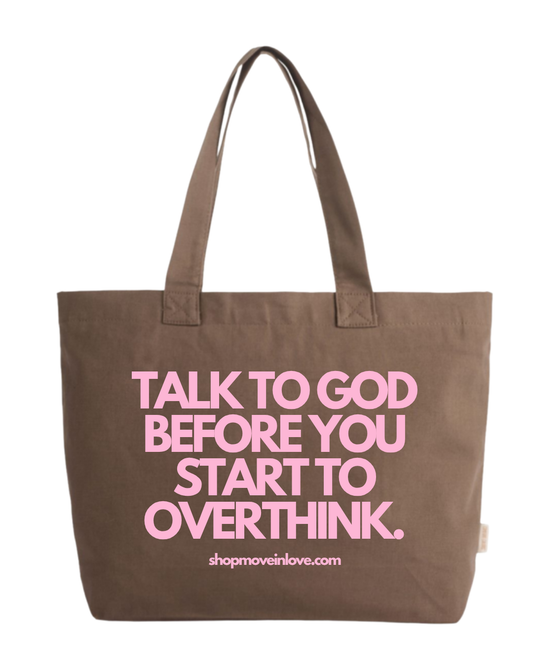 TALK 2 GOD TOTE BAG