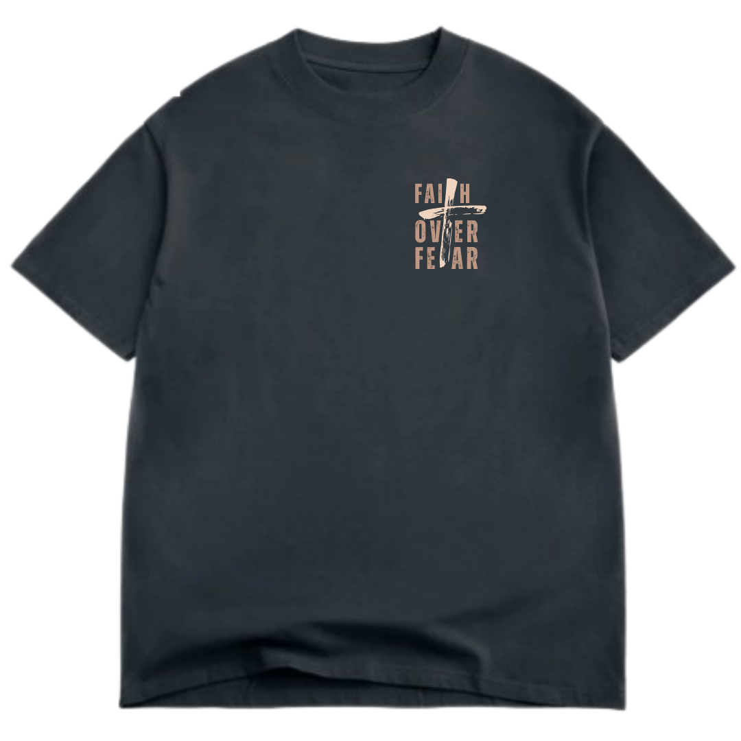 FAITH OVER FEAR- VINTAGE BLACK
