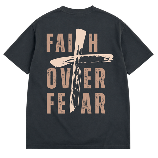 FAITH OVER FEAR- VINTAGE BLACK