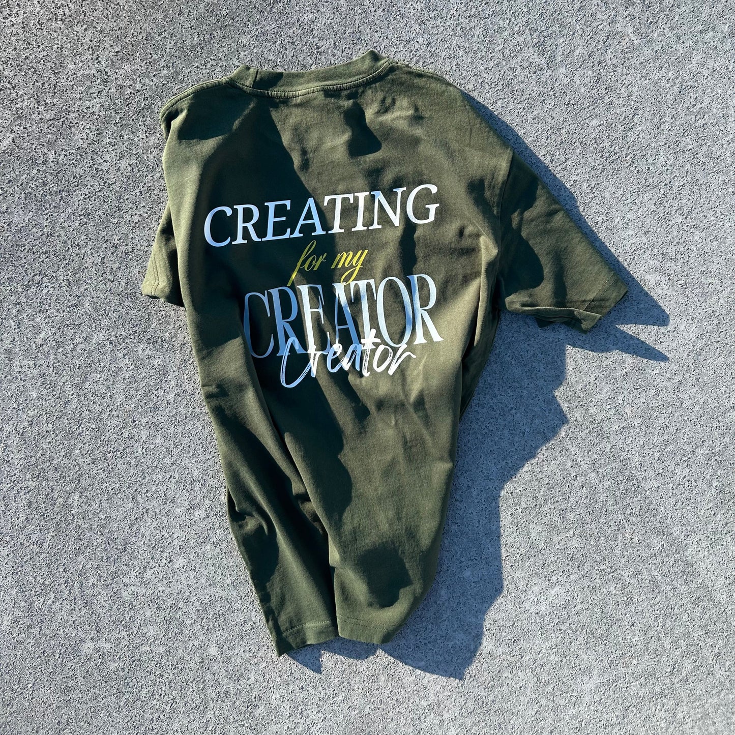 MIL X TPACC COLLAB- UNISEX OVERSIZED FOREST GREEN 4 THE CREATIVE (PRE-ORDER)