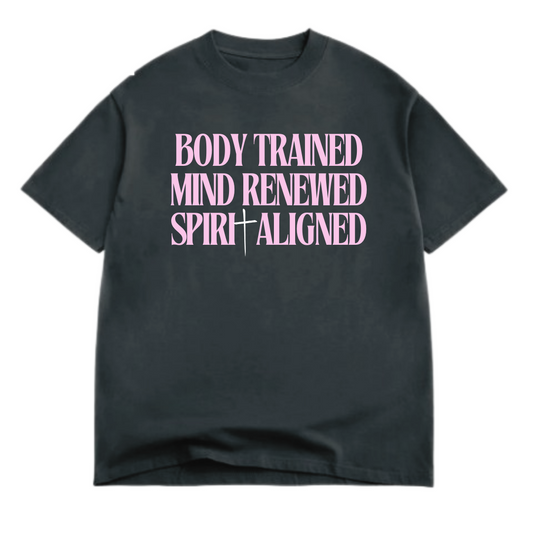 UNISEX OVERSIZED TEE- BLACK FAITH & FITNESS