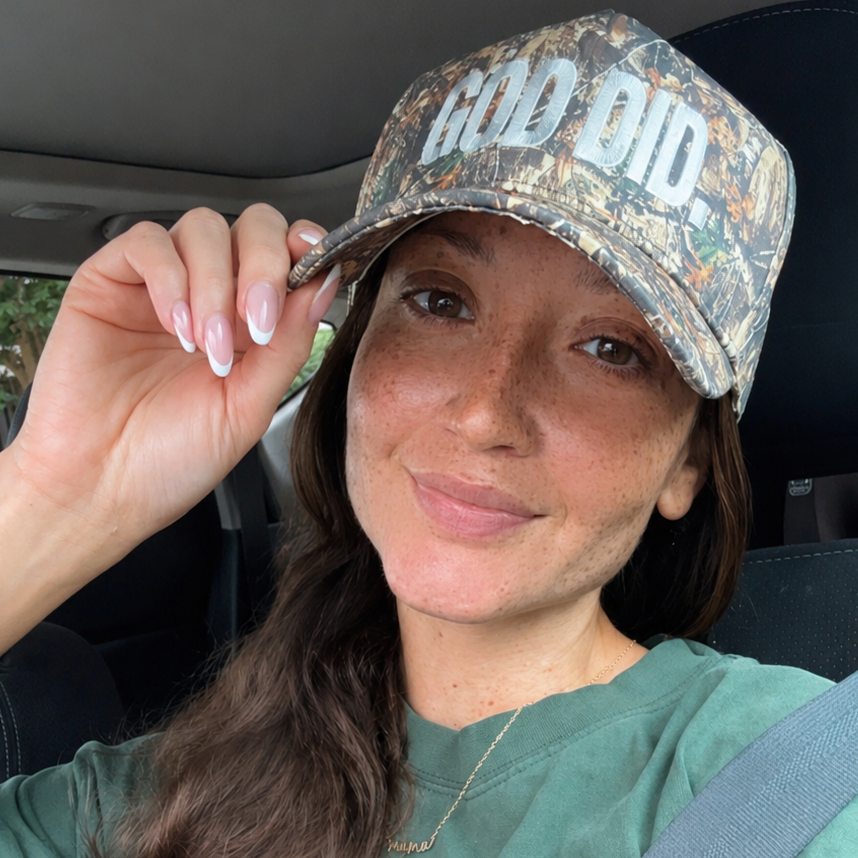 GOD DID TRUCKER HAT