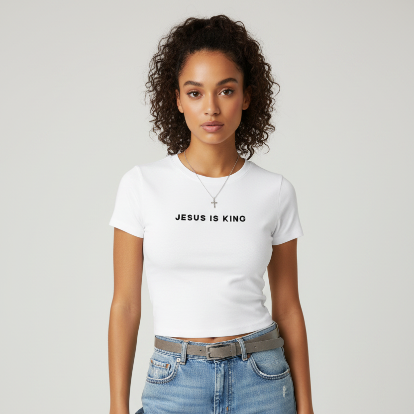 JESUS IS KING BABY TEE